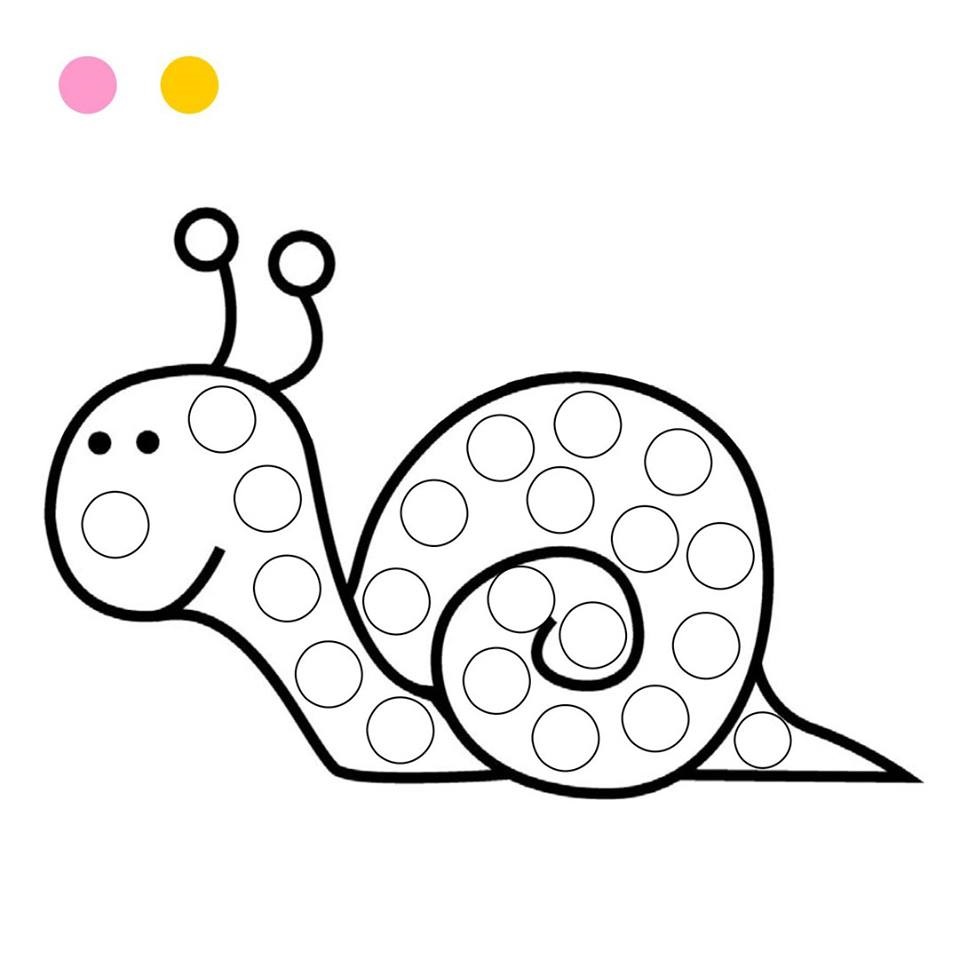 Fichas para pintar con los dedos | Materiales Educativos para Maestras