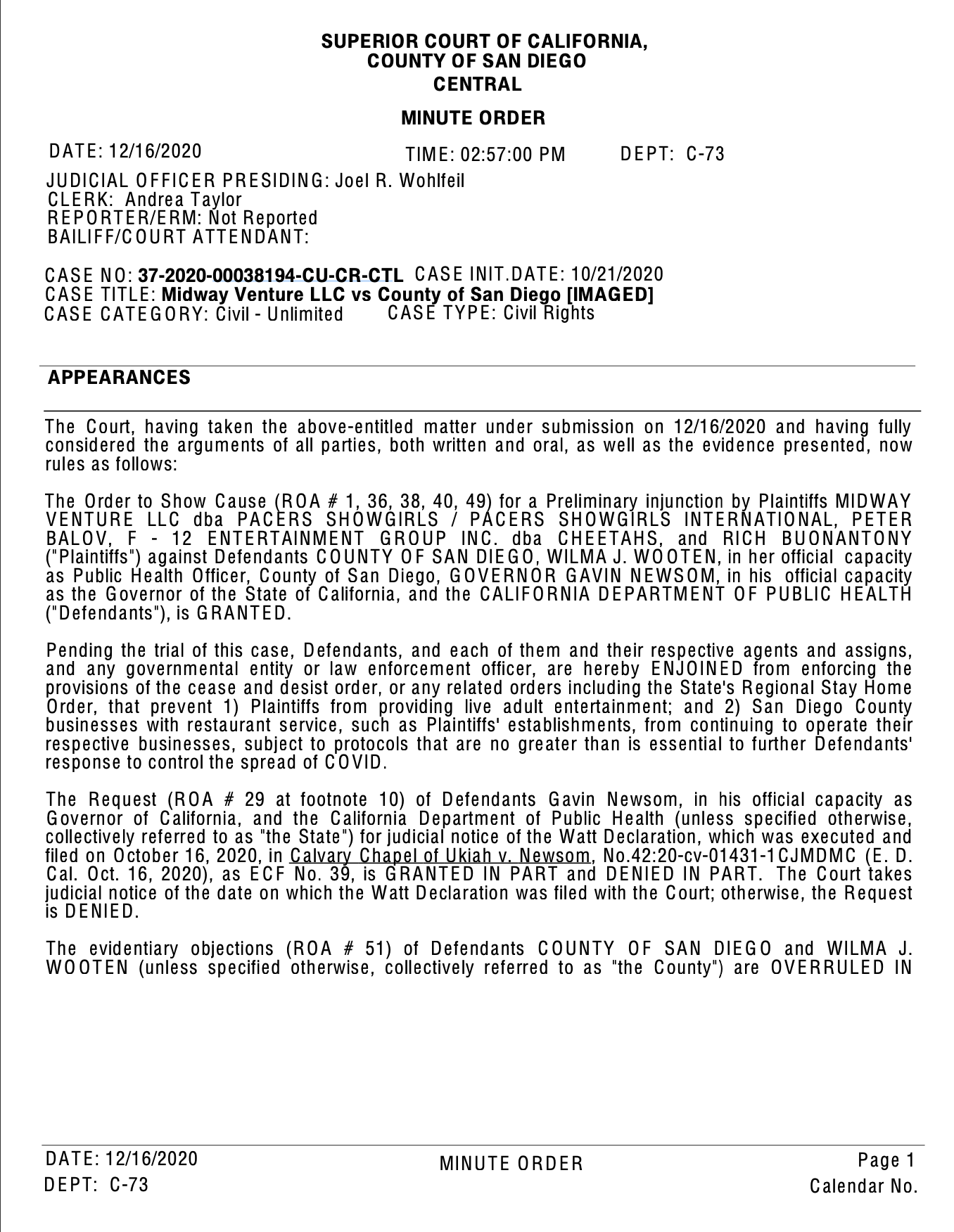 Sandiegoville: San Diego County Restaurants Can Reopen For Indoor & Outdoor  Onsite Dining Thanks To Strip Club Lawsuit