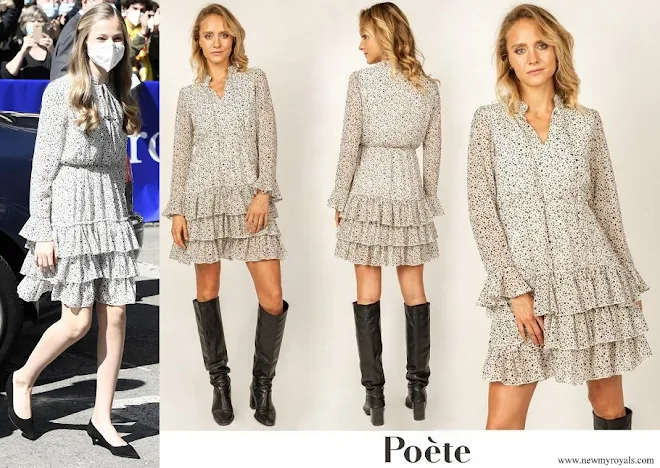 Crown Princess Leonor wore Poeta Mirta Print Dress