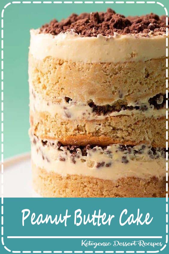 Peanut Butter Cake Food Easy Delicious