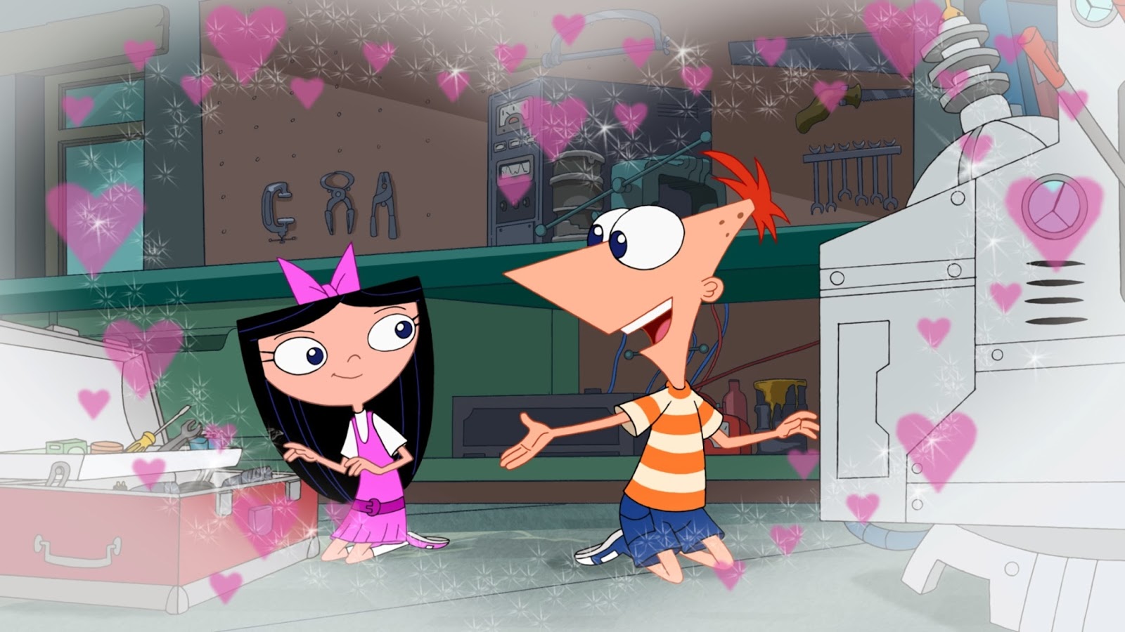 Phineas e Ferb celebram Dia de São Valentim.