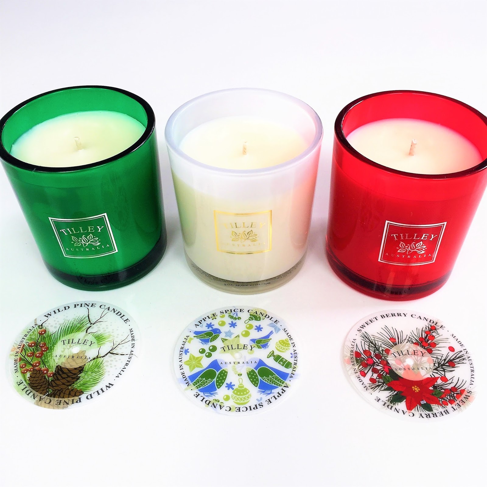 XMAS GIFT IDEA TILLEY AUSTRALIA CHRISTMAS SOY CANDLES The Beauty