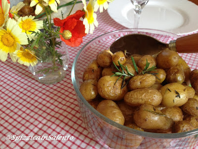 patate sieglinde (baby) al forno-in agrodolce