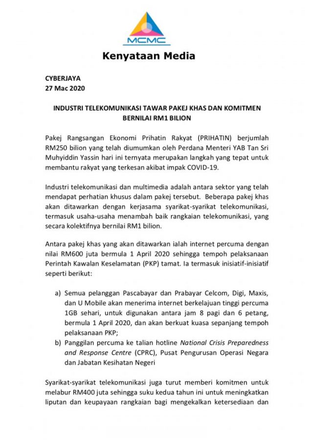 internet percuma 1gb