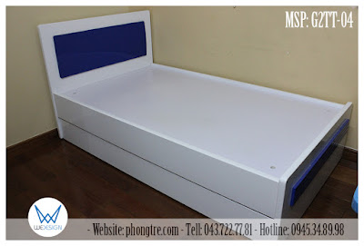 Giường tầng thấp G2TT-04 cho phòng ngủ trẻ em