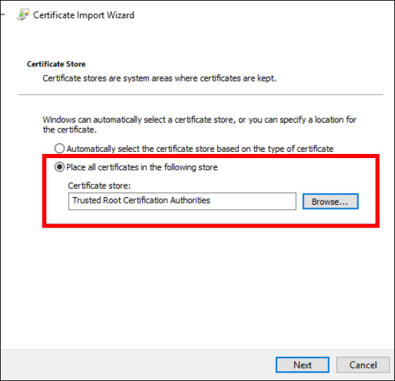 HTTPS Certificate Setup on Dahua