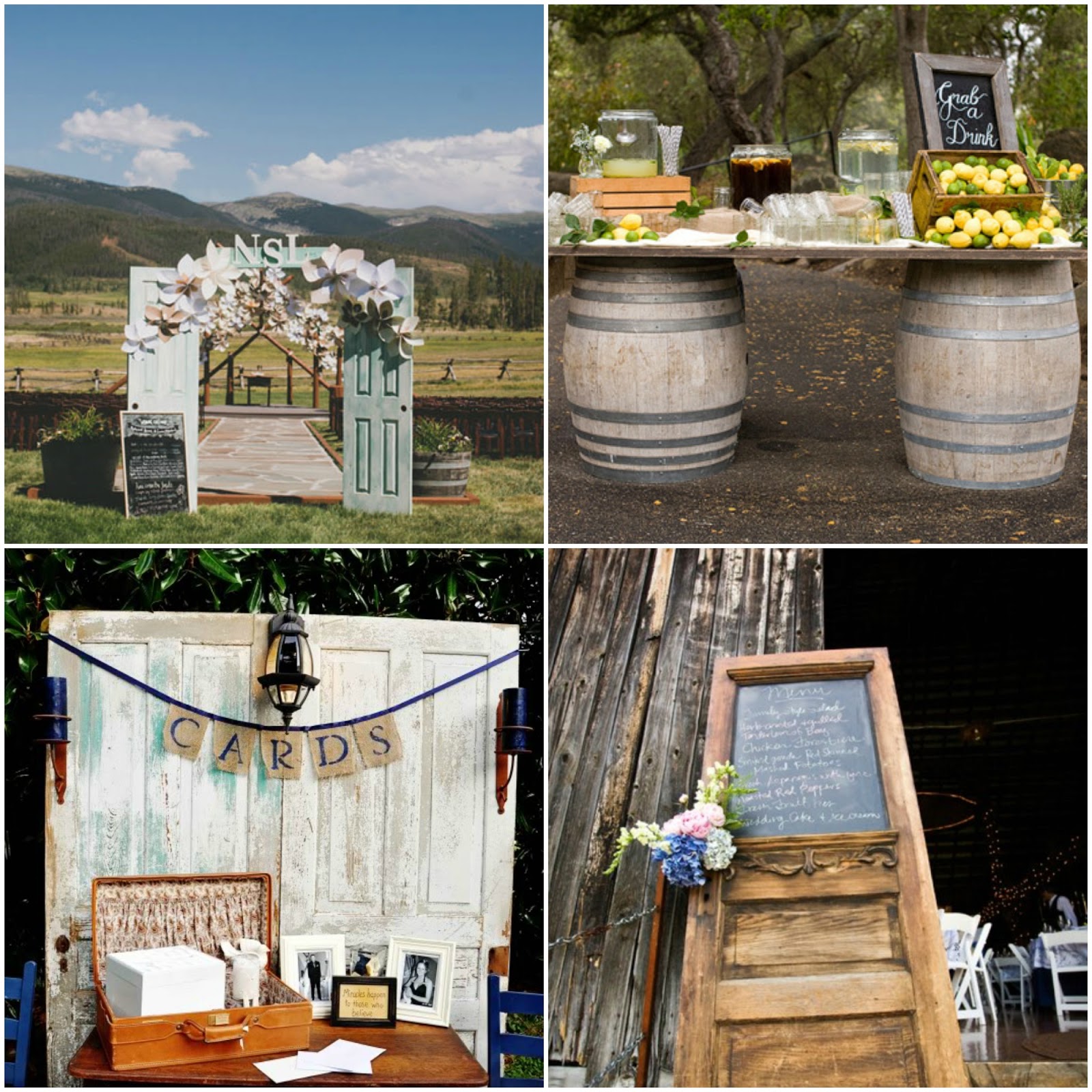 Weddings Are Fun Blog: Wedding Door Décor