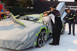 lamborghini centenario roadster prepping debut today reveal started topless hours away official