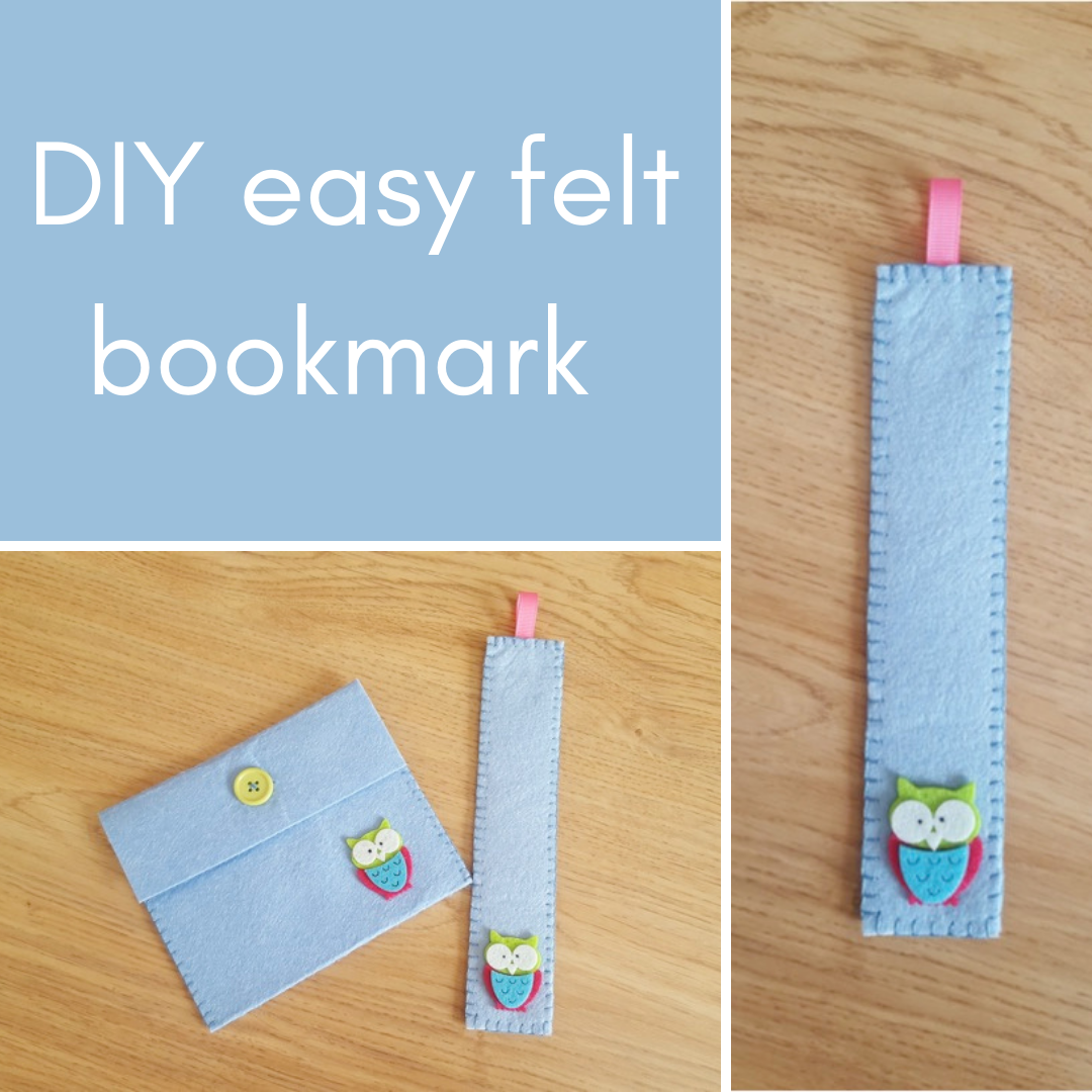 DIY easy felt bookmark Keeping it Real