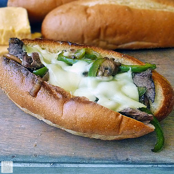 Slow Cooker Cheese Steaks by Life Tastes Good