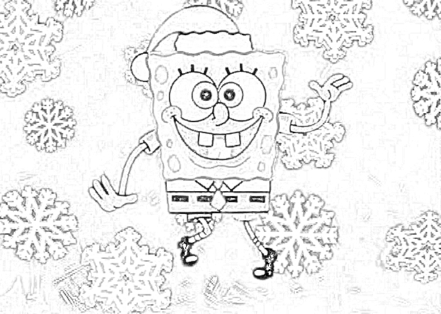 The Holiday Site: SpongeBob SquarePants Christmas Coloring Pages Free ...