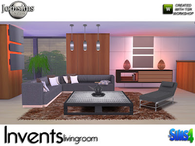 Invents Living Room Invents Гостиную для The Sims 4 Современная гостиная. в 5 цветовых вариациях Сочетание жанра и стиля, сохраняя современную сторону. в этом наборе. 1 диван 1 шезлонг, но его место для сидения. подушки деко1 для дивана. подушки деко 2 для дивана. 1 свечный стол. 1 потолочный светильник металлический. 1 этаж завода. 1 консольный дек. 1 журнальный столик, часть металла. 1 новая книга деко для консоли. создан только для этого. и 1 декоративный чайный сервиз. изменение цвета микрофона. современная линия для этого набора Создайте свой теплый уголок. Автор: jomsims