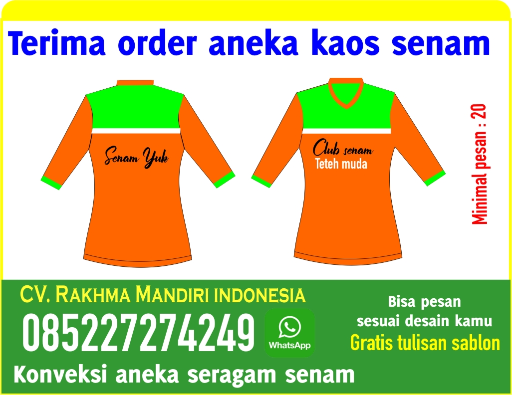 Cv Rakhma Mandiri 085227274249 Konveksi Perdagangan Umum Seragam Olahraga Wanita