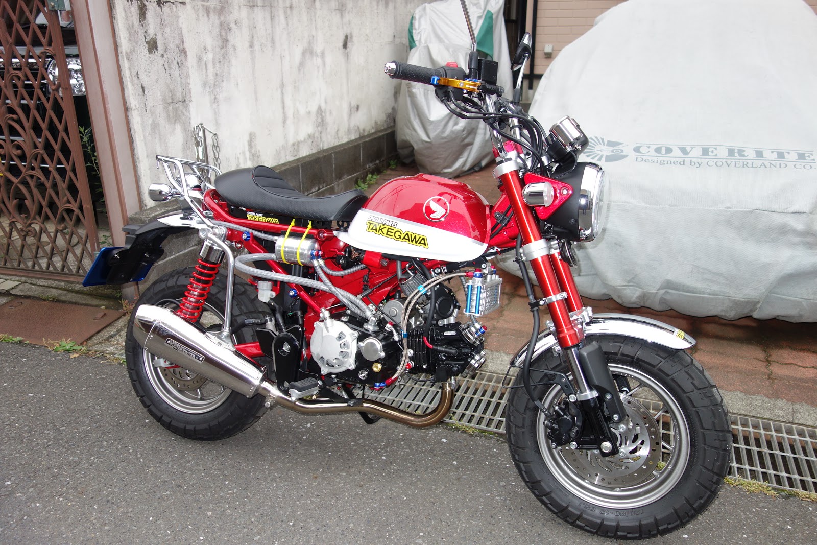 Blueskyfuji 新型モンキー125のハンドル考 4miniのコスト 40年前のゴリラとの違い
