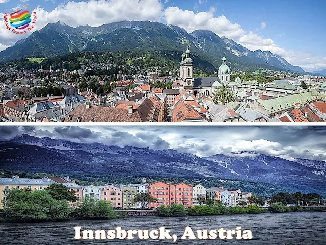 The most important tourist attractions in Innsbruck, Austria