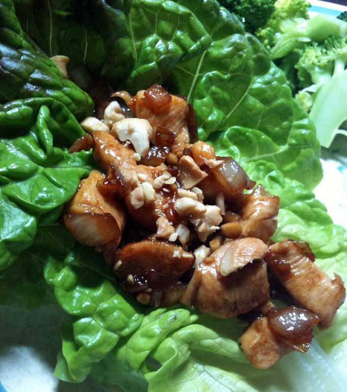 Southern Lady's Recipes Chicken Cashew Lettuce Wraps