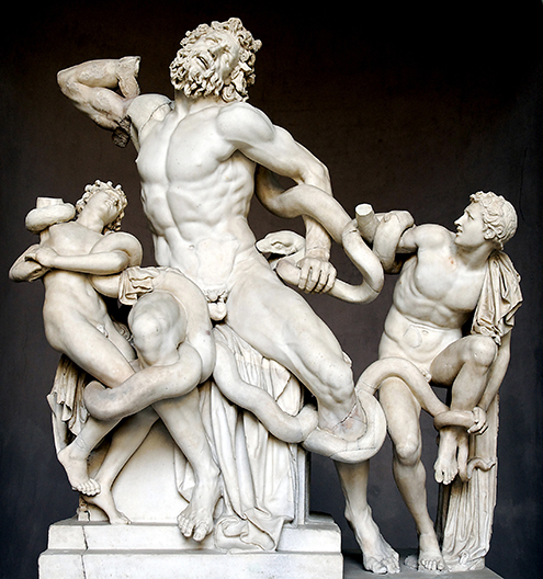 Laocoonte y sus hijos, por Agesandro de Rodas, Polidoro y Atenodoro, 50 d. C., Museos Vaticanos, Roma, Italia | José Miguel Hernández Hernández | www.jmhdezhdez.com