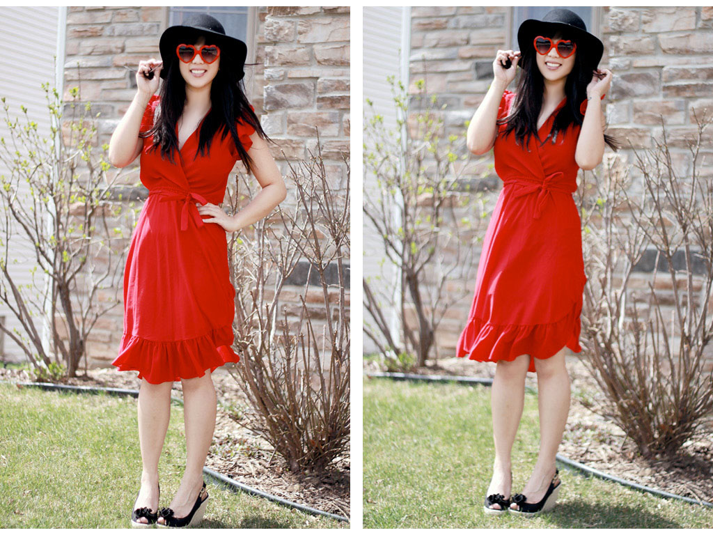 Koi Story I like the red dress