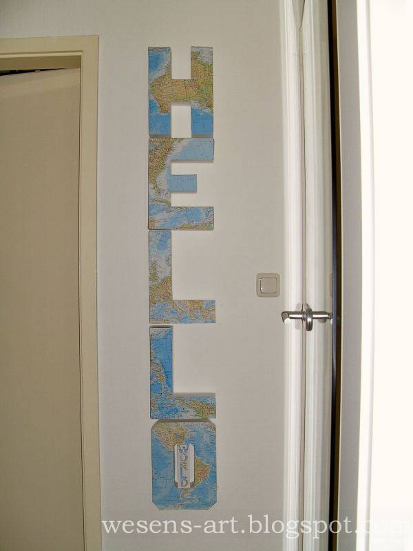 Wesens-Art: 3-D Buchstaben DIY / 3D Letters DIY