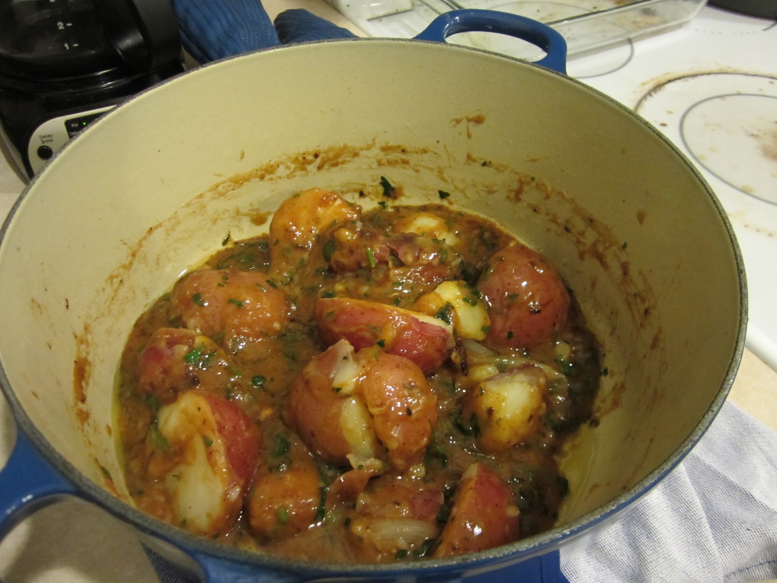 Life on Food ParsleyStuffed Chicken with HoneyButter Sauce and