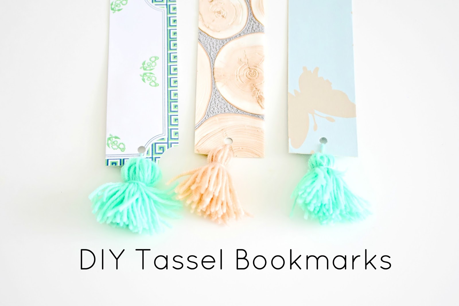 DIY TASSEL BOOKMARKS