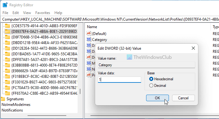 Het netwerkprofieltype wijzigen in Windows 11