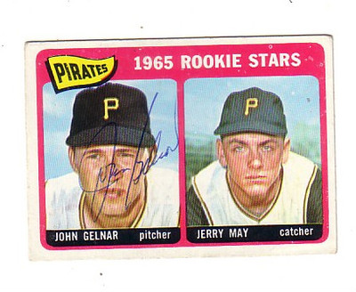 John Gelnar (and Jerry May) 1965 baseball card
