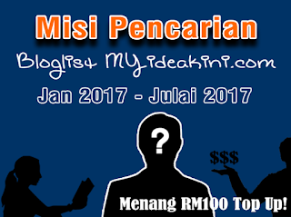 Misi Pencarian Bloglist MYiDEAKiNi 2017