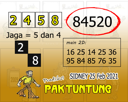 Prediksi Togel Sd Kamis 25 Februari 2021 Bocoran Sidney Prediksi Jp
