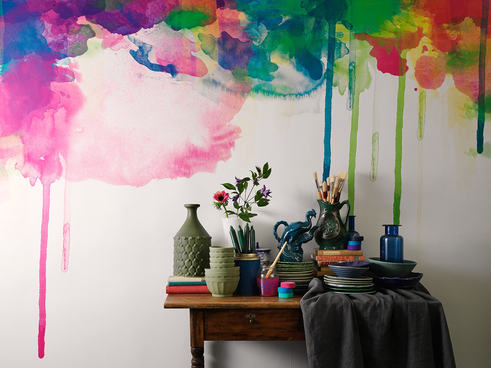 Wish List Watercolor murals