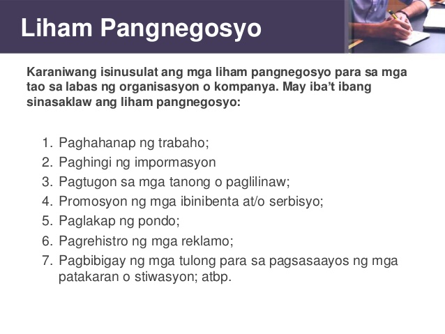 Liham Pang Negosyo Philippin News Collections