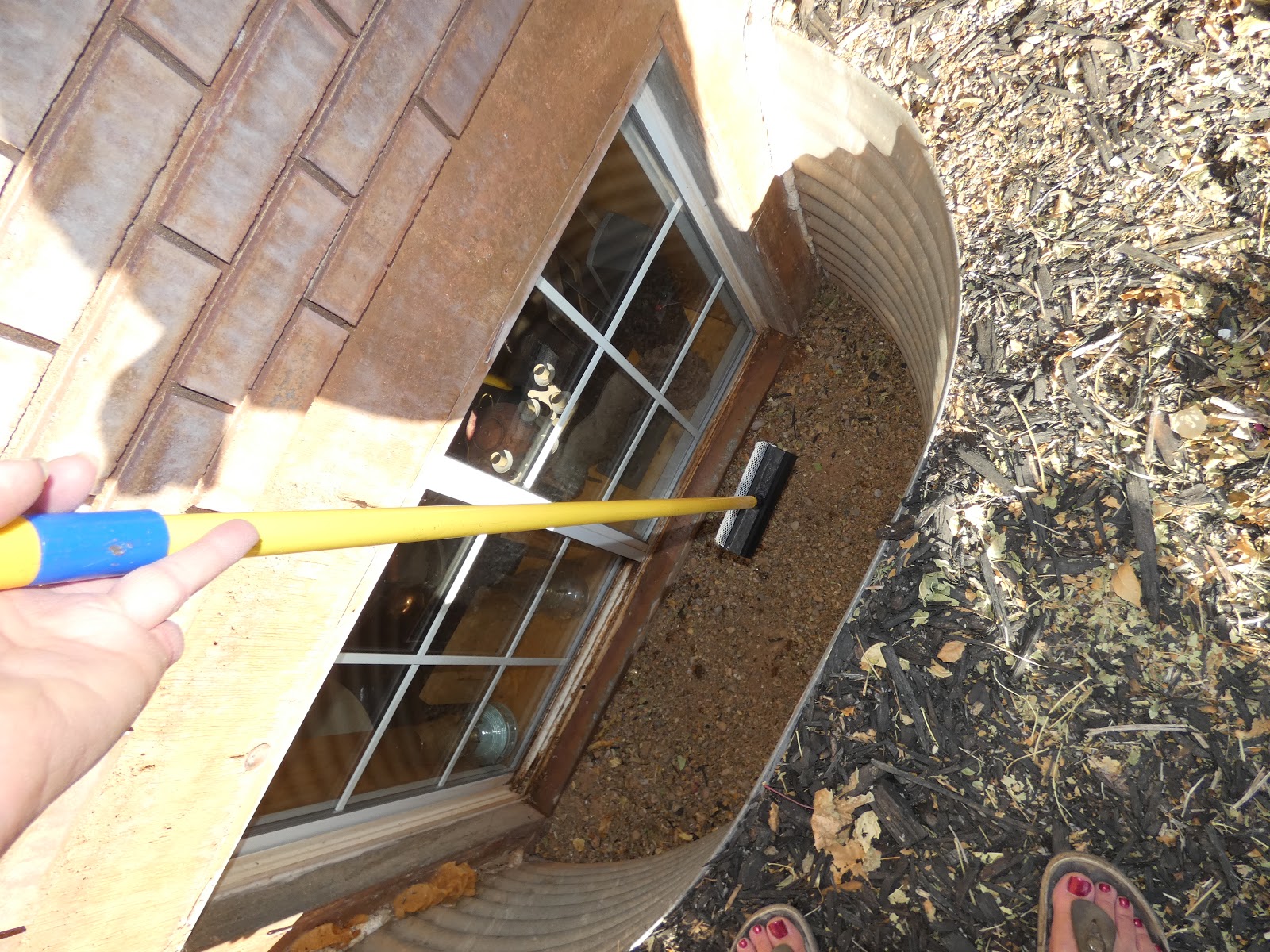 The "Secret" is Gratitude Fastest Way to Clean out the Window Wells on Basement Windows