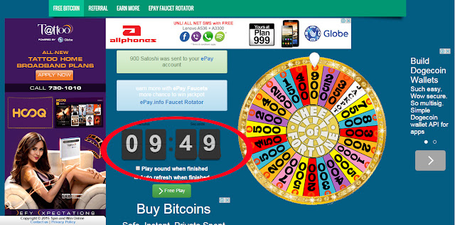 spin and win bitcoin