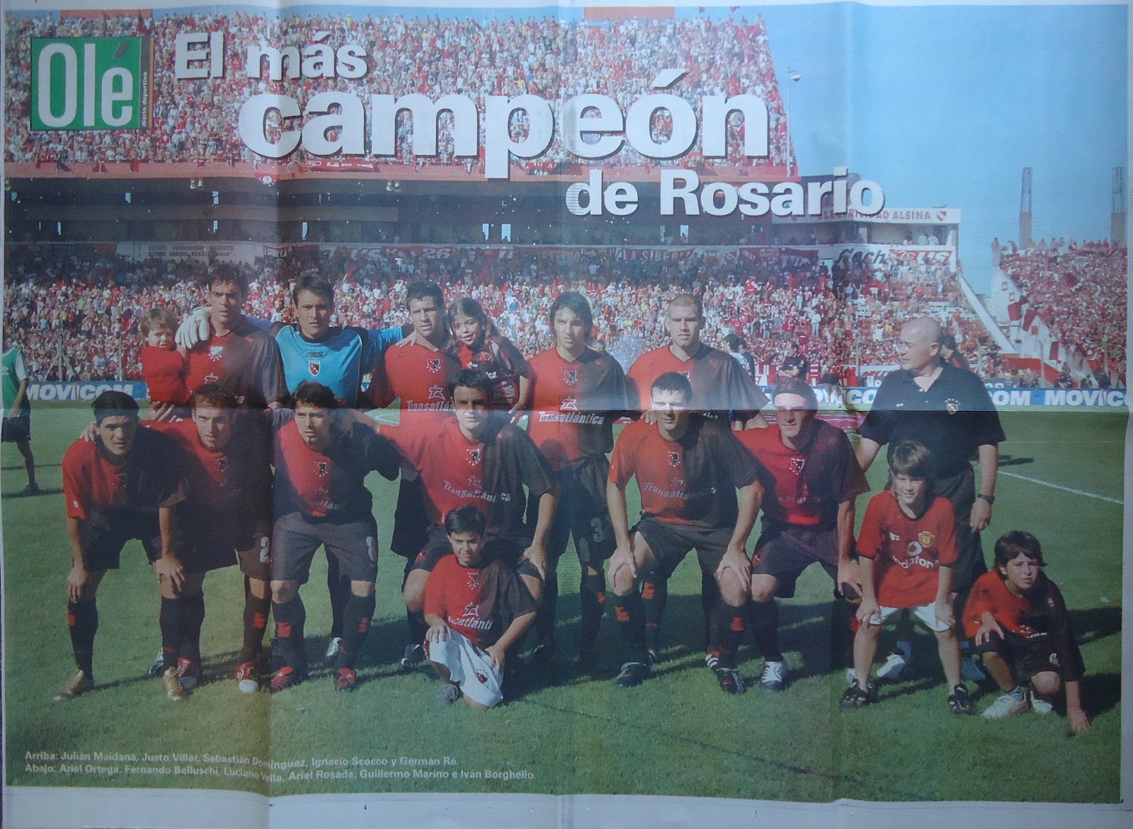 ANOTANDO FÚTBOL *: NEWELL´S OLD BOYS * PARTE 7
