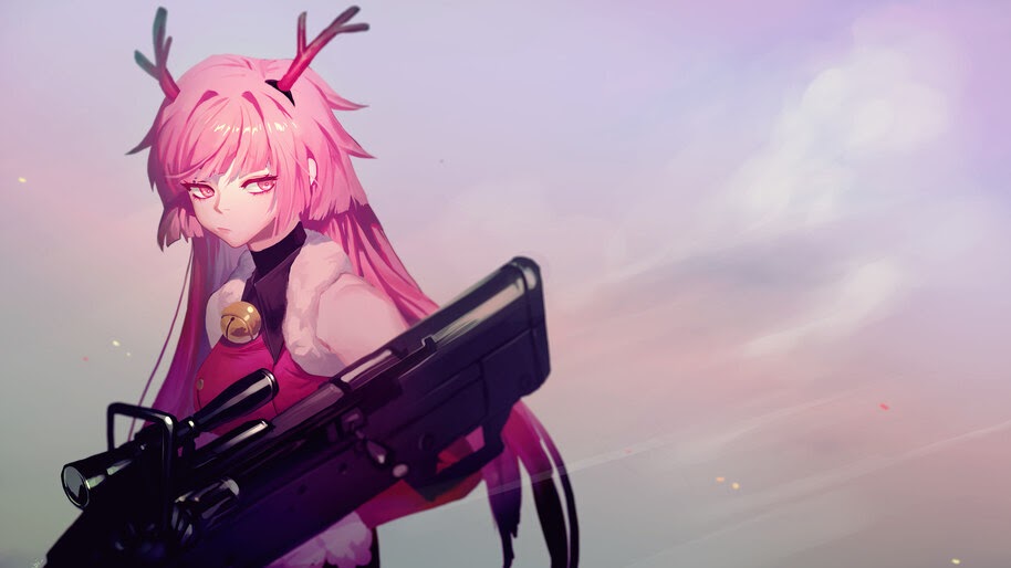 Anime Girls Frontline Ntw 20 Sniper Rifle 4k 6 1089 Wallpaper