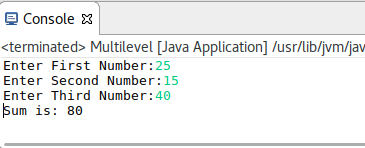 Multilevel Inheritance Java - PROGRAMMING