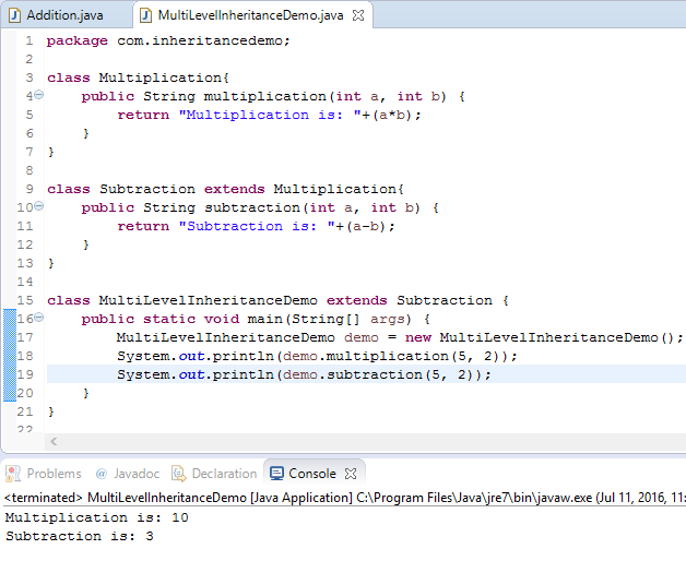 Teach Me How To program: single inheritance - Types Of Inheritance Classes