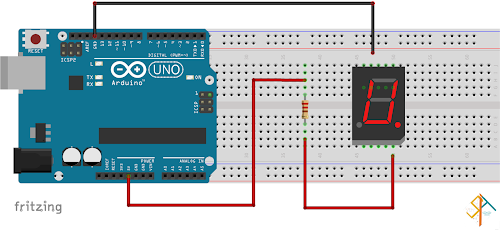Figura 4: Esquema de ligação para verificar o tipo de display utilizado.