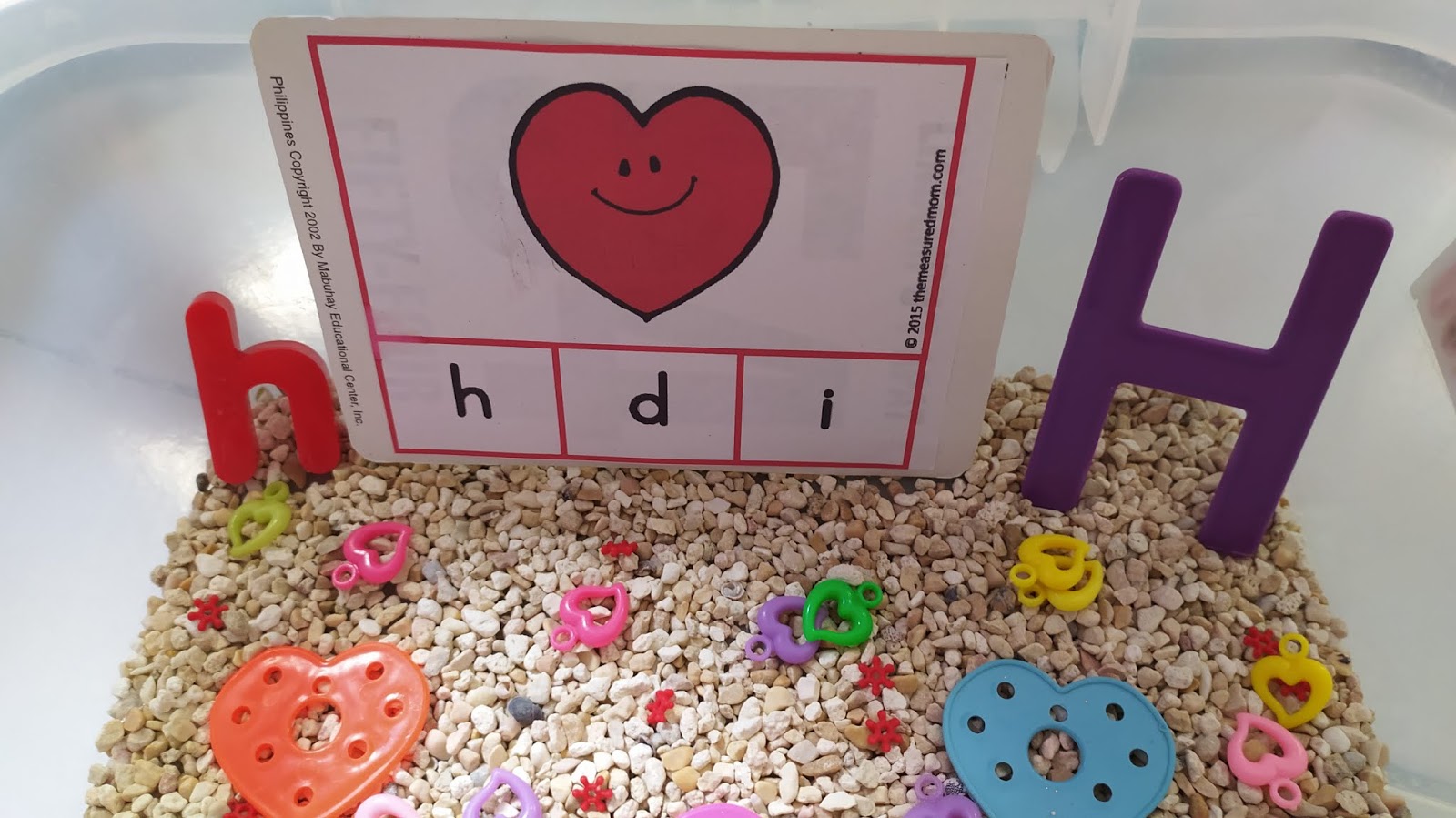 Heart Sensory Play - Introducing Letter H | First-Time Mom