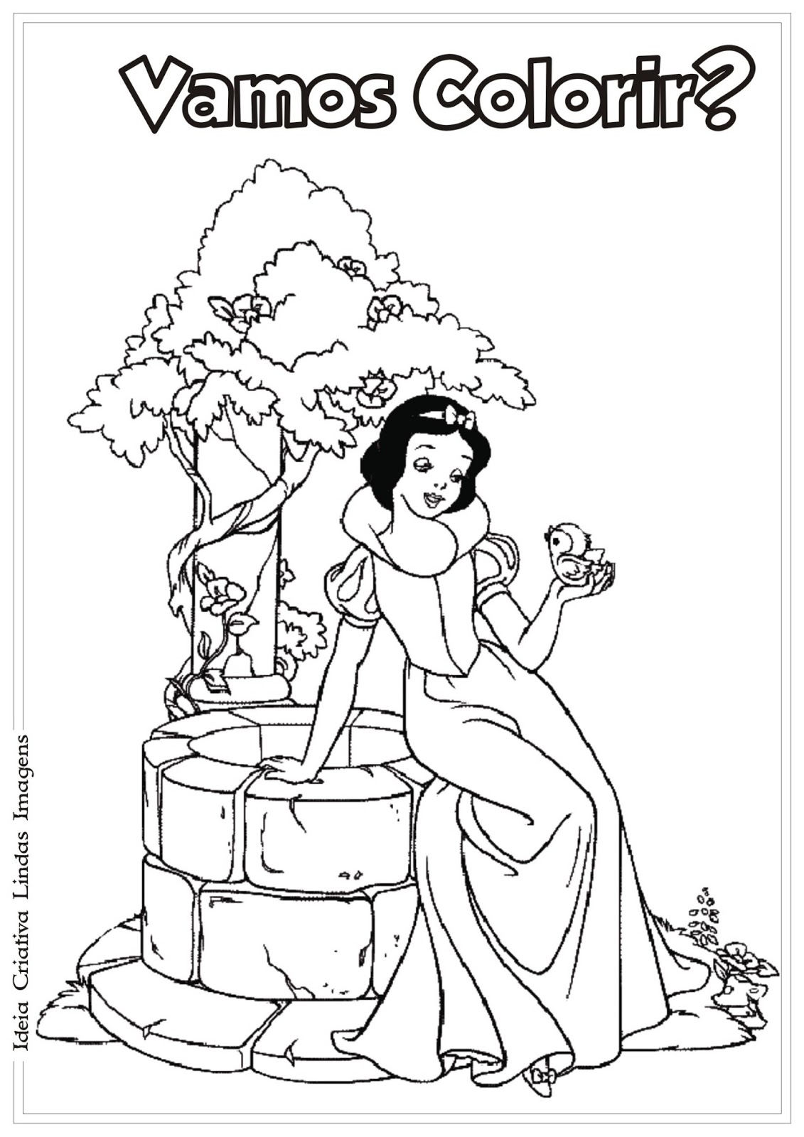 Desenhos de Princesas para Colorir - 31 Desenhos Para Imprimir Grátis!   Desenhos de princesas, Desenhos para colorir princesas, Desenho branca de  neve