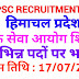Himachal Pradesh Public Service Commission Shimla recruitment 2019