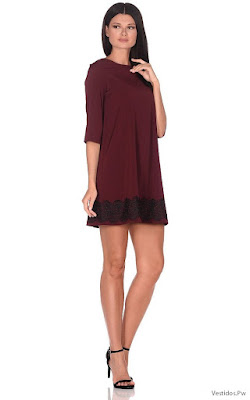 Vestidos Rojos con Negro Vestidos Rojos con Negro