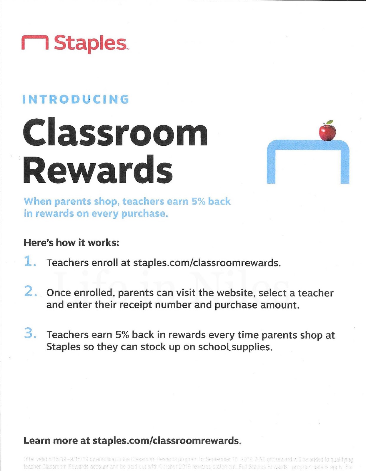 Life in Niles Staples