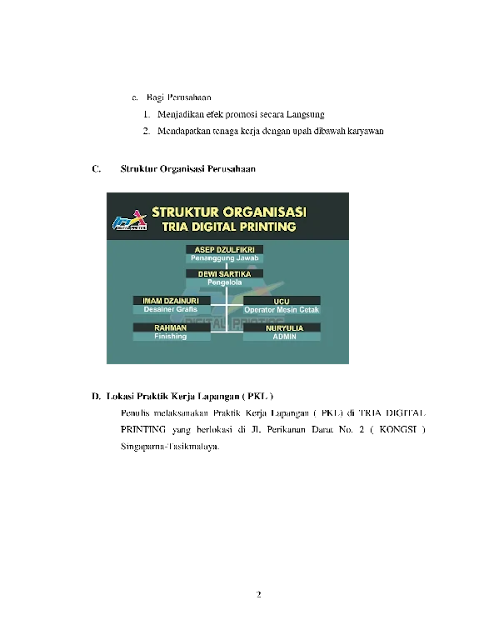 Laporan Pkl Doc Download Contoh Laporan Prakerin Multimedia Di Percetakan Dan Filenya Templatekita Com