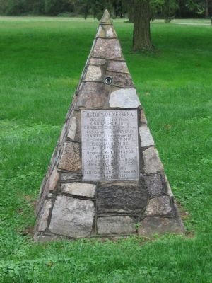 Historic marker Verbena Park Shenandoah, VA https://jollettetc.blogspot.com