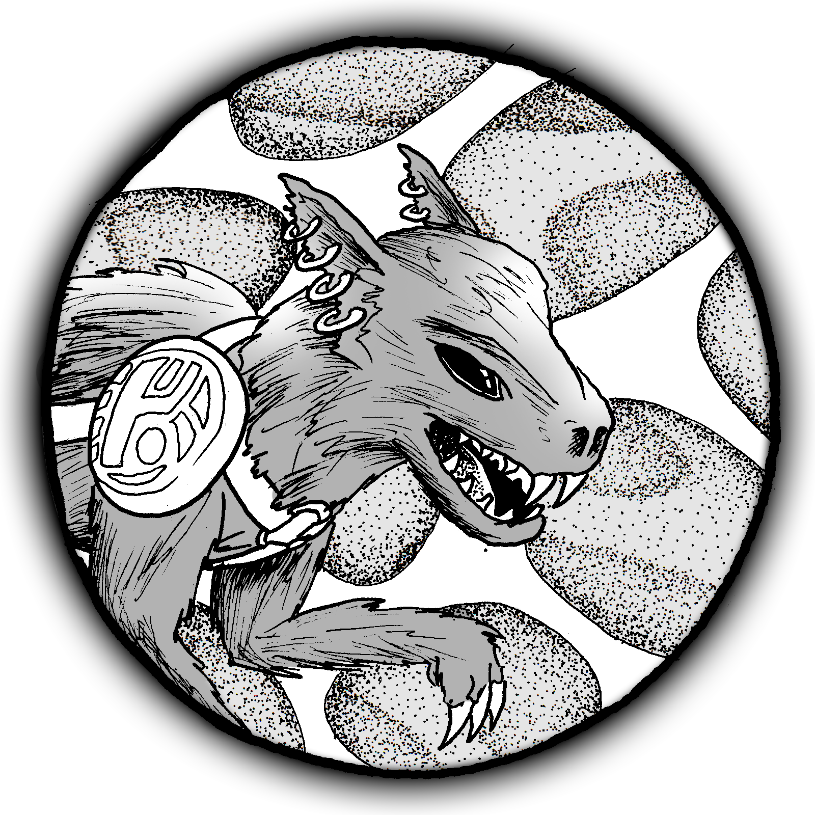 #Drawlloween #Inktober 5 - Werewolf