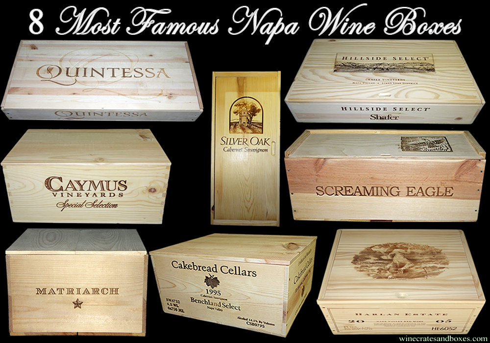 Wine Crates and Boxes 8 Most Famous Wooden Wine Boxes of Napa Valley