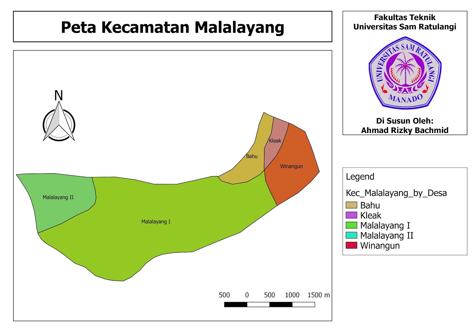 Peta Kota Manado Sulawesi Utara Gambar Terbaik HD