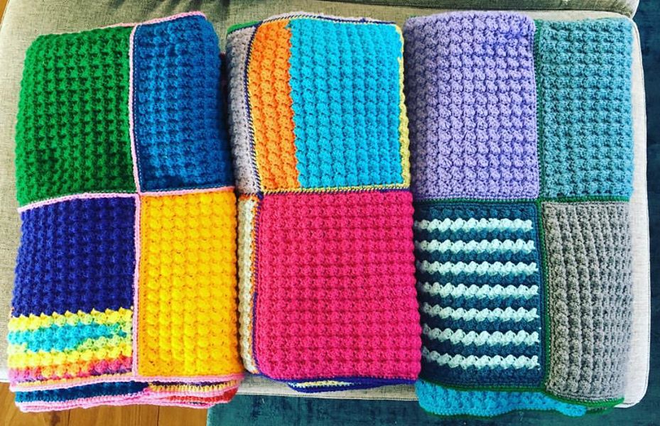 Crochet between worlds Wrap With Love Caring for "Cold Humanity"