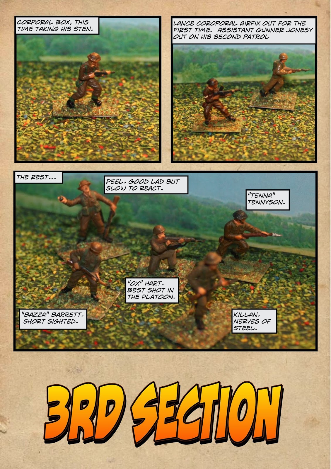 Shaun's Wargaming with Miniatures NUTS Comic WW2 battle report North